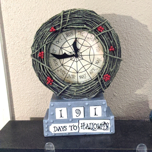Disney Other Nightmare Before Christmas Countdown Table Clock Poshmark